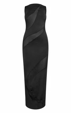 Black Slinky Mesh Insert Low Back Maxi Dress -US Dresses Sales Store 890e4101abe18aa2b879a86c4f96795715130b39 cnb2666 5
