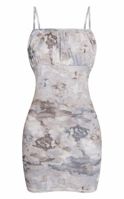 Grey Abstract Print Strappy Bodycon Dress -US Dresses Sales Store 8c28116e70342939623393a69a3342e898b747a8 cnd5775 5