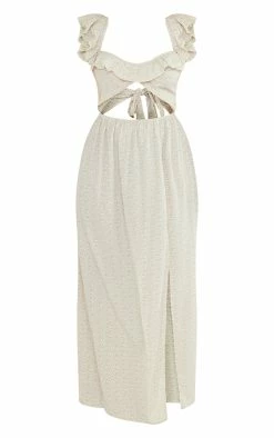 Plus White Ditsy Floral Cut Out Maxi Dress -US Dresses Sales Store 947021a90887b4f89b235b1322e17e7d8c24b3f8 cnc9563 5