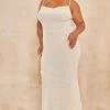 Plus White Sheer Textured Cowl Neck Strappy Maxi Dress -US Dresses Sales Store 969d92a2df0c4640f38e2ca36bac160b74f8ef6b cne1857 1