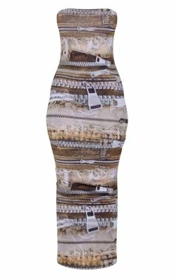 Petite Brown Bandeau Denim Print Maxi Dress 11 Petite Brown Bandeau Denim Print Maxi Dress -US Dresses Sales Store 96ed7bd58992378035708bc10a4d9a44d8cacf96 cnd6921 5