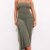 Shape Olive Slinky Bandeau Ruched Side Frill Hem Midaxi Dress -US Dresses Sales Store 99388223c5fcf9c2a05e99762ee1406e27b9995b cnb7668 1