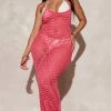 Shape Hot Pink Knit Crochet Strappy Maxi Dress -US Dresses Sales Store 9b723adff471338778e11a54d4d68567773d9bab cnd4420 1