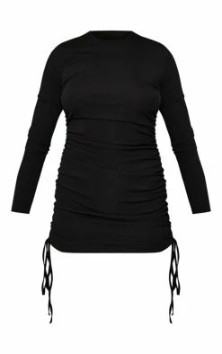 Black Thick Rib Ruched Side Bodycon Dress 11 Black Thick Rib Ruched Side Bodycon Dress -US Dresses Sales Store 9d242da7e529acb13f3c164fee52fd7e25dabe8d cnd2181 5
