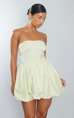Sage Green Bandeau Puffball Dress -US Dresses Sales Store 9da654193e9cdebe176dd8b86bca2ae5d1a14fa8 cna3521 3
