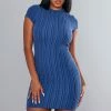 Navy Textured Rib Cap Sleeve Bodycon Dress -US Dresses Sales Store 9e039c6eb9dd0ed077c4db599f39ad2fd0cb79c8 cnd2190 1