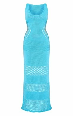 Petite Blue Crochet Plunged Maxi Dress -US Dresses Sales Store a0dcfca8d6bae039232e4961b58c8a1b4d03c264 cmz1963 6