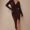 Chocolate Plisse Wrap Midi Dress -US Dresses Sales Store a6a27c5f73717e1d065876b7cb44ccfa0410b030 cnc1131 1