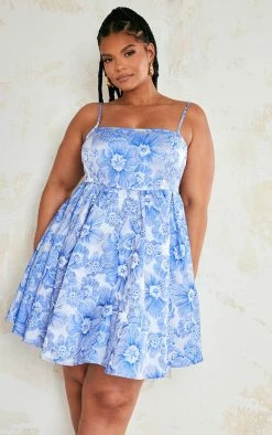 Plus Blue Jacquard Shift Dress -US Dresses Sales Store a7bac4213aa06a6945cac31a3880399832cef22f cne0796 3