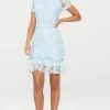 Dusty Blue Frill Hem Lace Bodycon Dress -US Dresses Sales Store ab3e126b7ca1123fbc3cf4cabee1aa6f85d9cafc CLU7969 4