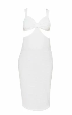 Maternity Cream Crinkle Cut Out Midi Dress -US Dresses Sales Store aba3c74f15433eab44d98201fb51995851354646 cmw5806 6