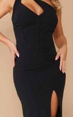 Black One Shoulder Cut Out Cup Detail Maxi Dress 10 Black One Shoulder Cut Out Cup Detail Maxi Dress -US Dresses Sales Store aba555d8e417c4f4519d954452765bd20172d93b cna3569 4