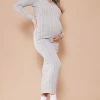 Maternity Light Grey Ribbed Polo Neck Maxi Dress -US Dresses Sales Store ac3b92a90e0ed4af72333e91e0c5ea7671355b49 cnd3129 1