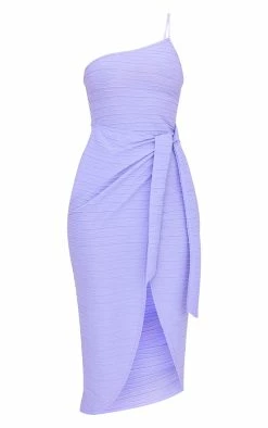 Purple Textured Strappy One Shoulder Wrap Midi Dress -US Dresses Sales Store af50b81c1952b027397b011ddd9060680580ef47 cmy8609 6
