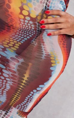 Shape Red Dot Detail Mesh Midi Dress -US Dresses Sales Store b29fece4b1cc53cc430ecec4b1b900f13b327476 cnd2682 4