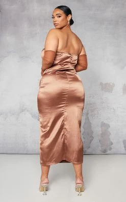 Plus Mocha Satin Corset Midi Dress -US Dresses Sales Store b3bc11ba1fc8adb183f7ae4b48900ab42fcb9a15 cna8287 2