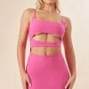 Pink Stretch Woven Strappy Cut Out Bodycon Dress 2 Pink Stretch Woven Strappy Cut Out Bodycon Dress -US Dresses Sales Store b521d65803185402b9172a953324fe81231b26e2 cnd6106 1
