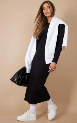 Black Cotton Oversized Long Sleeve Maxi Dress -US Dresses Sales Store b6a430c070ff6862e445f949c98a531634ae63b8 cnc2884 3