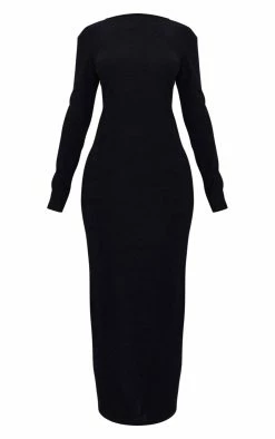 Petite Black Towelled Maxi Dress -US Dresses Sales Store b79817376702d3392daf22b772e6fd6fc674f426 cnc4903 5