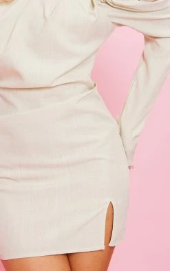 Sage Green Boned Linen Look Pleat Detail Bardot Bodycon Dress 10 Sage Green Boned Linen Look Pleat Detail Bardot Bodycon Dress -US Dresses Sales Store b8528943ba6efbbd935f3787d5572ac1d6227c31 cnd2226 4