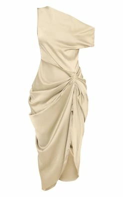 Sage Green Satin Off The Shoulder Draped Skirt Midi Dress -US Dresses Sales Store bb10140b25a75fc94f15ea9be6fa0344be999e75 cmz9087 6