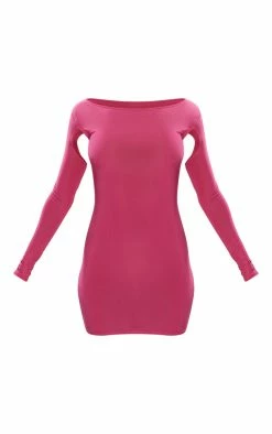 Hot Pink Slinky Underarm Cut Out Bodycon Dress -US Dresses Sales Store bd63d01c4dd1712a43725a3dce9dd5ba65dfbdc3 cnd2278 5