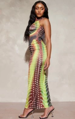 Shape Orange Abstract Print Sleeveless Low Back Midaxi Dress -US Dresses Sales Store bf8a7f0bc055466ee211c91c1e208f13596cd2a3 cnd7451 3