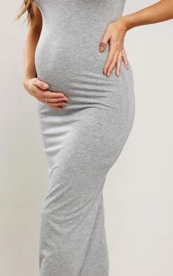 Maternity Grey Marl Jersey Strappy Maxi Dress 10 Maternity Grey Marl Jersey Strappy Maxi Dress -US Dresses Sales Store c42ba57ab7d6398d19ad4df8d103eec2dbb12b1f cne5226 4