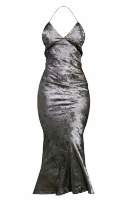 Shape Silver Metallic Satin Diamante Strap Midaxi Dress -US Dresses Sales Store c93b28af3938594e7f236788372c2f7777b7bbe9 cnb7646 5