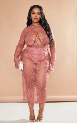 Plus Rose Lace Cut Out Midi Dress -US Dresses Sales Store c9d8297e3eddac4e860e7fb5ecab4c5195a98500 cnc7297 1