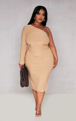 Plus Stone Slinky One Shoulder Midi Dress -US Dresses Sales Store d0fe3e876757a93a1796d01ca5fb6cc763db86b9 cnd2775 3