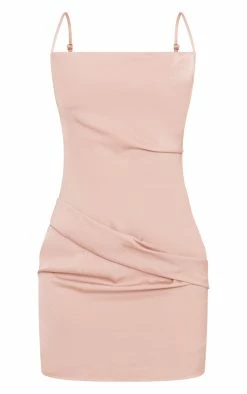 Blush Satin Cowl Hip Cut Out Bodycon Dress -US Dresses Sales Store d434425bb04fc47d6ba3bb2179e8d7ad6859d051 cnd2205 5