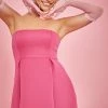 Pink Scuba Bandeau Shift Dress -US Dresses Sales Store d545741894481760927922a7294697a564352c69 cnd9017 3