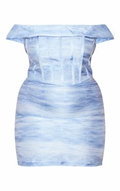 Plus Baby Blue Bardot Bodycon Dress -US Dresses Sales Store d766aa5308b475f2b8c4e522988dfa306755d97c cne0677 5
