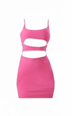 Pink Stretch Woven Strappy Cut Out Bodycon Dress 11 Pink Stretch Woven Strappy Cut Out Bodycon Dress -US Dresses Sales Store db97536d71d54c8d3d5a71bcfe25021b5b0d8b7c cnd6106 5