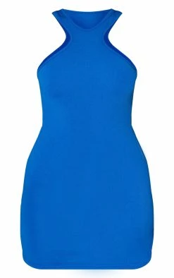 Blue Rib Extreme Racer Neck Bodycon Dress -US Dresses Sales Store db99e89aa94c036045749efe52d7dc3e4aa4b0b4 cmu5739 6