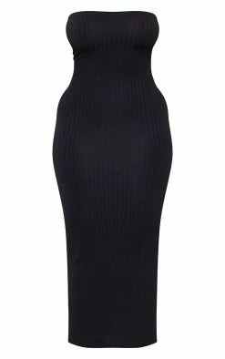 Shape Black Textured Bandeau Midaxi Dress -US Dresses Sales Store de1bc1ea7e85382a596b1cd6875fcead12545dd4 cna2347 6