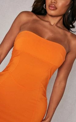 Shape Orange Stretch Woven Panel Detail Midi Dress 10 Shape Orange Stretch Woven Panel Detail Midi Dress -US Dresses Sales Store de39d372cb78a74aeb58fa02e1279f4724b93eec cnd5118 4