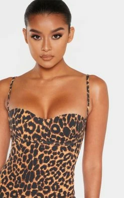 Leopard Print Strappy Cup Detail Midi Dress -US Dresses Sales Store e02afab52c8ffcd2987068a338b0d92c868a91e9 cmf0599 5