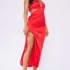 Red Satin Strappy Cut Out Midaxi Dress -US Dresses Sales Store e151e1c4b9f3d5063e88711a22b42196ea41cb40 cne1537 3