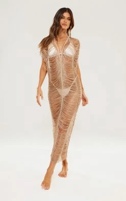 Gold Plunge Tassel Beach Maxi Dress -US Dresses Sales Store e2816abc3800a02cbe92eb2c5e2a4427d55a21eb cnd7981 3