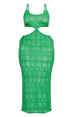 Shape Bright Green Textured Cut Out Strappy Maxi Dress -US Dresses Sales Store e5e5e33751c5cd5598c76a54b83f8af72fec2591 cne0367 5