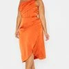 Plus Orange Satin Drape Detail Side Split Midi Dress 2 Plus Orange Satin Drape Detail Side Split Midi Dress -US Dresses Sales Store e8108c413a7172e05cd77d739e2060137f9fd44a cmu5772 1