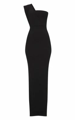Black One Shoulder Maxi Dress -US Dresses Sales Store eb5123cf72bfff581241f04a5451ce36091a085c CLW4482 3