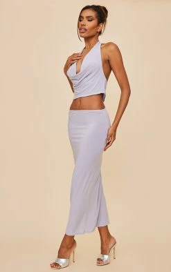 Grey Slinky Cowl Neck Cut Out Midi Dress -US Dresses Sales Store ee8a25c155cdbb4f03e25e3c789d8ae369080f40 cnc5924 3