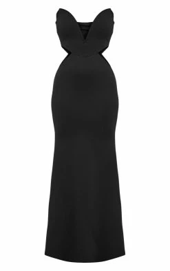 Black Scuba Wire Detail Cut Out Maxi Dress -US Dresses Sales Store f342821936775f3002e6e2fc82a36f54995399e8 cnd9021 5
