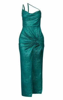 Emerald Green Sequin Cowl Knot Skirt Halter Midi Dress -US Dresses Sales Store fabe086fc5e062cbe16c53ab229ae8d2b6177c97 cnb5196 5
