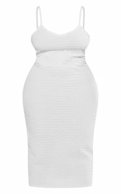 Plus White Textured Cut Out Midi Dress -US Dresses Sales Store fc84b80a9a63dd3018d5ab9d6b2bedc32575655d cnd4970 5