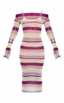 Lilac Stripe Open Knit Maxi Dress & Sleeves 11 Lilac Stripe Open Knit Maxi Dress & Sleeves -US Dresses Sales Store fd3fa66e8a1d66831abf938d72f23a795ffd3382 cnc5961 5