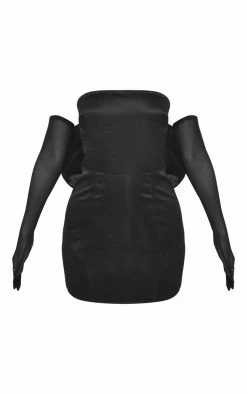 Petite Black Bow Glove Detail Bodycon Dress 11 Petite Black Bow Glove Detail Bodycon Dress -US Dresses Sales Store fe5396f9d8b9113f13d709733c83fd959dd63469 cnb3028 5
